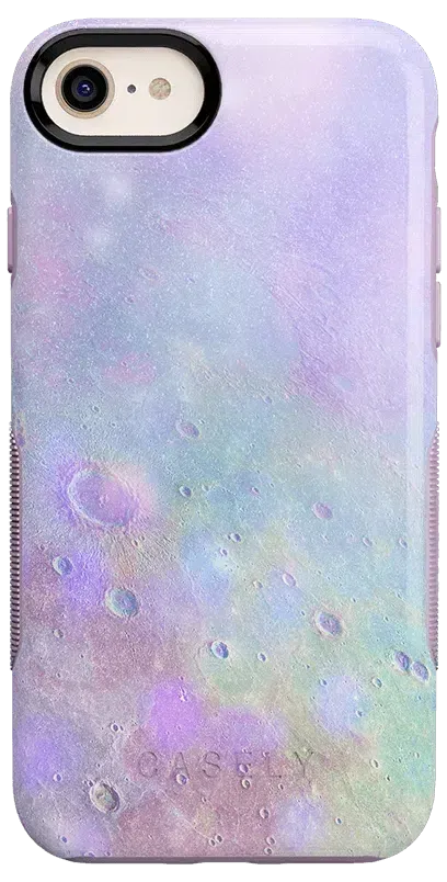 Over the Moon | Pastel Marble Moon Case