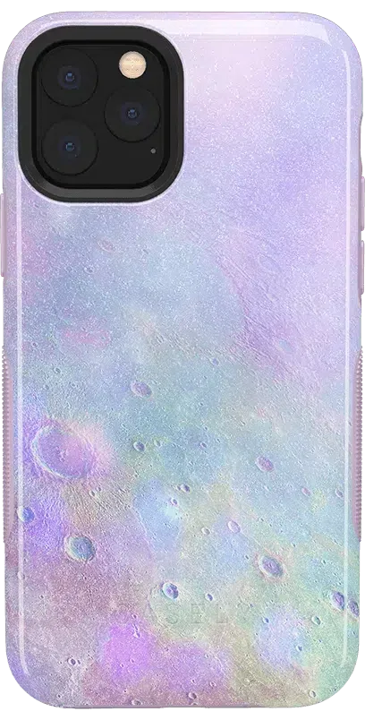 Over the Moon | Pastel Marble Moon Case