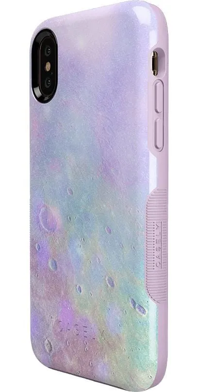 Over the Moon | Pastel Marble Moon Case