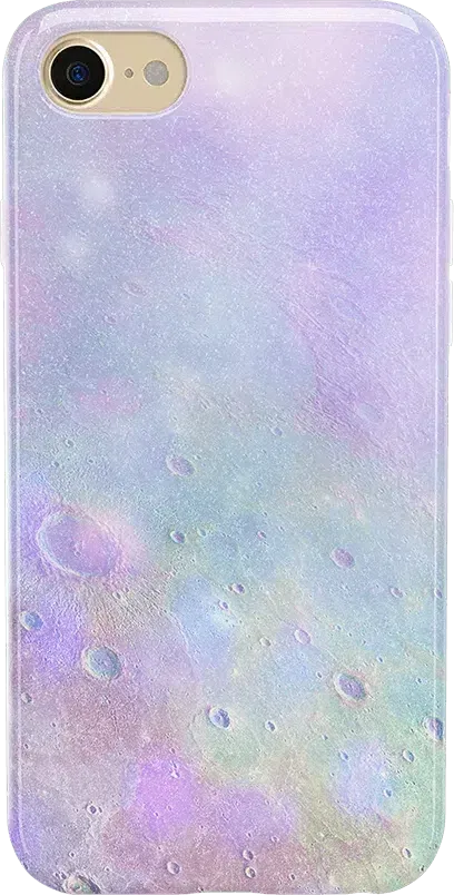 Over the Moon | Pastel Marble Moon Case