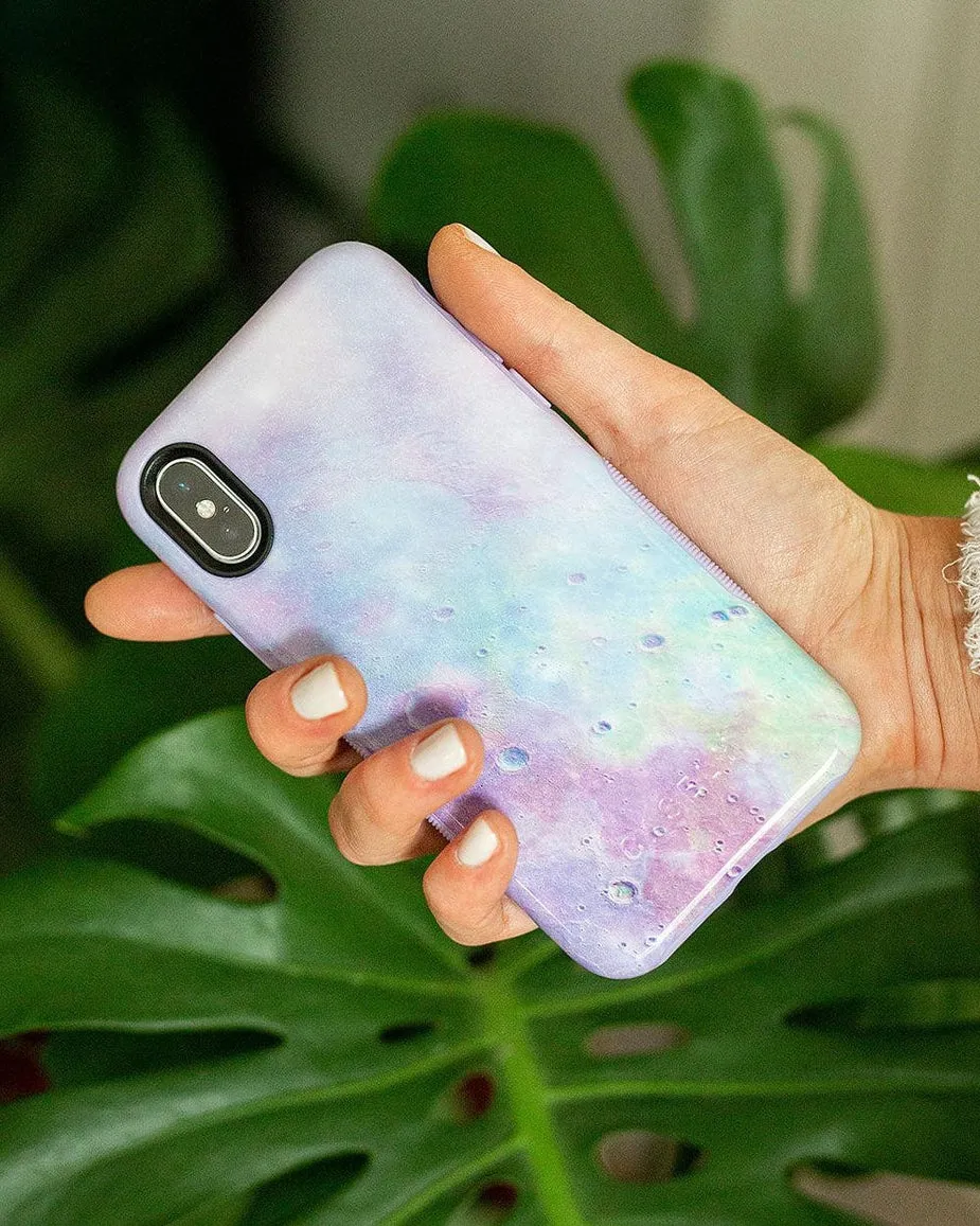 Over the Moon | Pastel Marble Moon Case