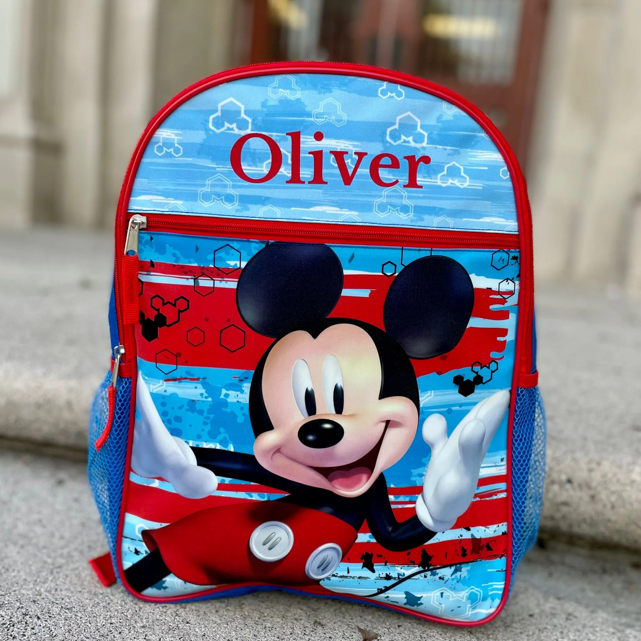 Personalized 16 Inch School Backpack - Mickey Mouse