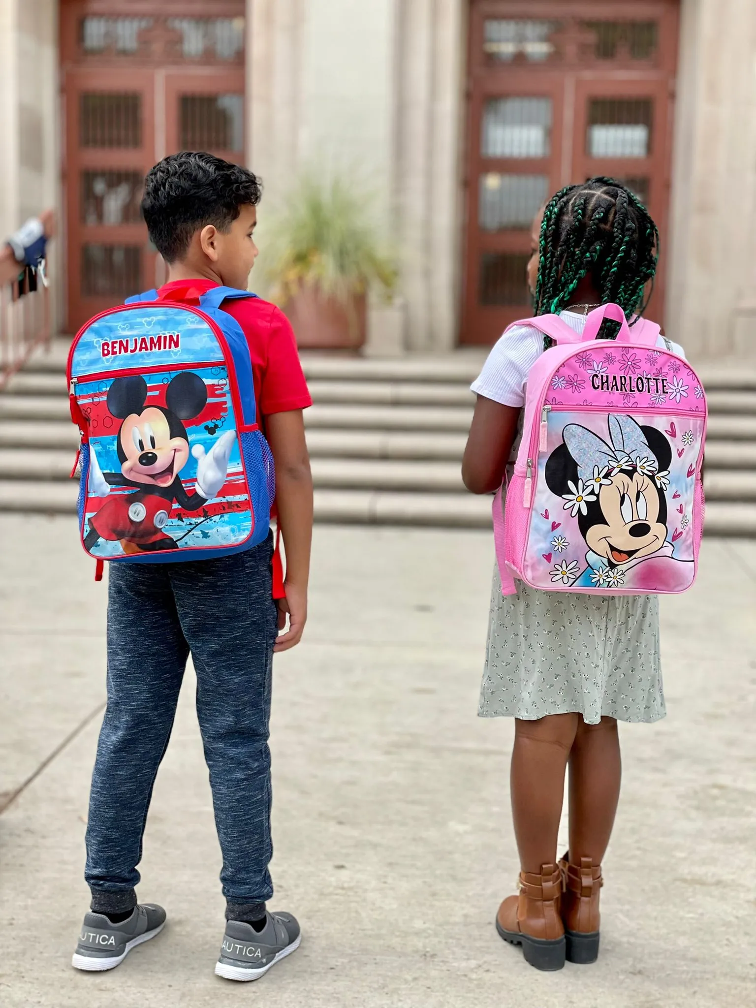 Personalized 16 Inch School Backpack - Mickey Mouse