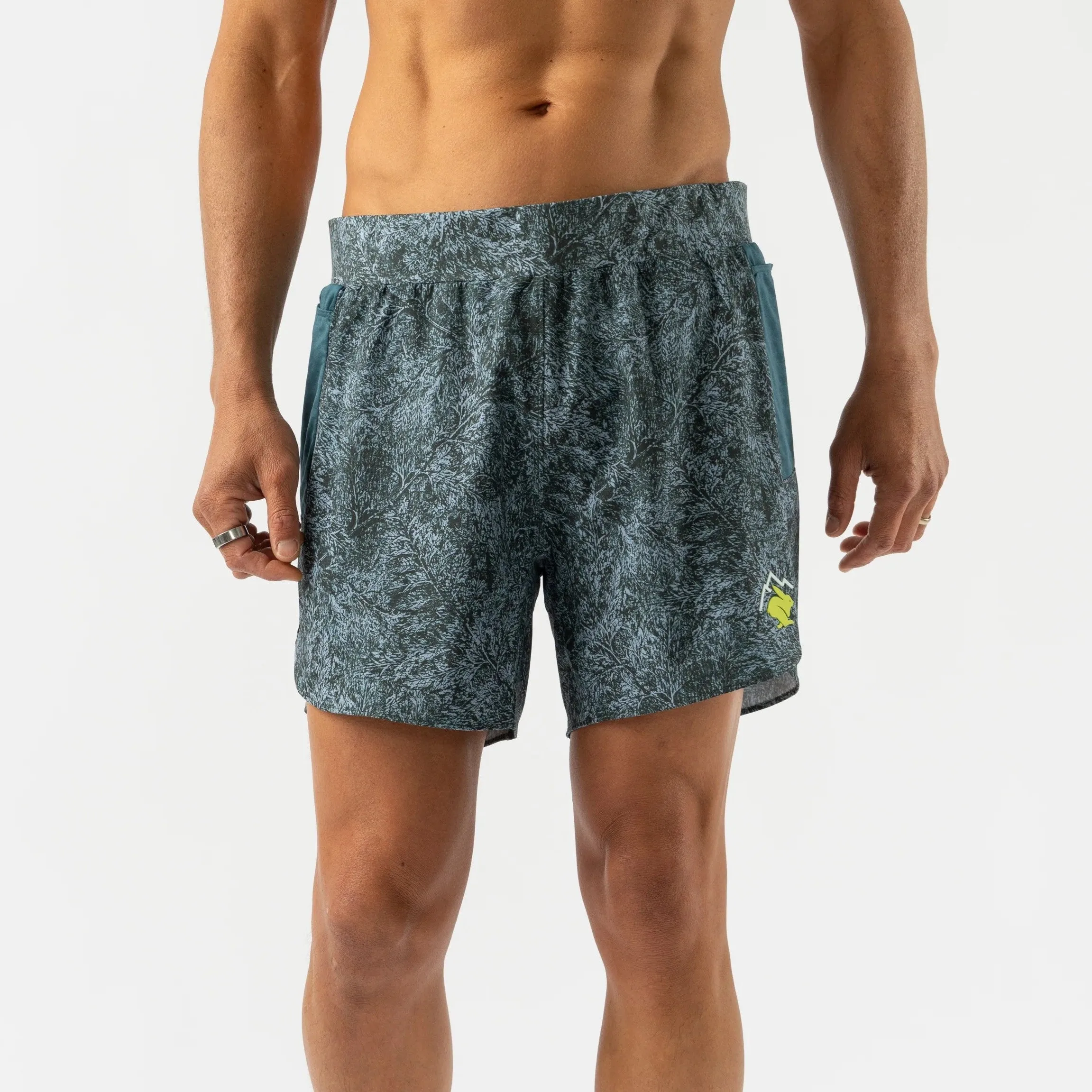 rabbit FKT 2.0 5" Short | Balsam Fern | Mens