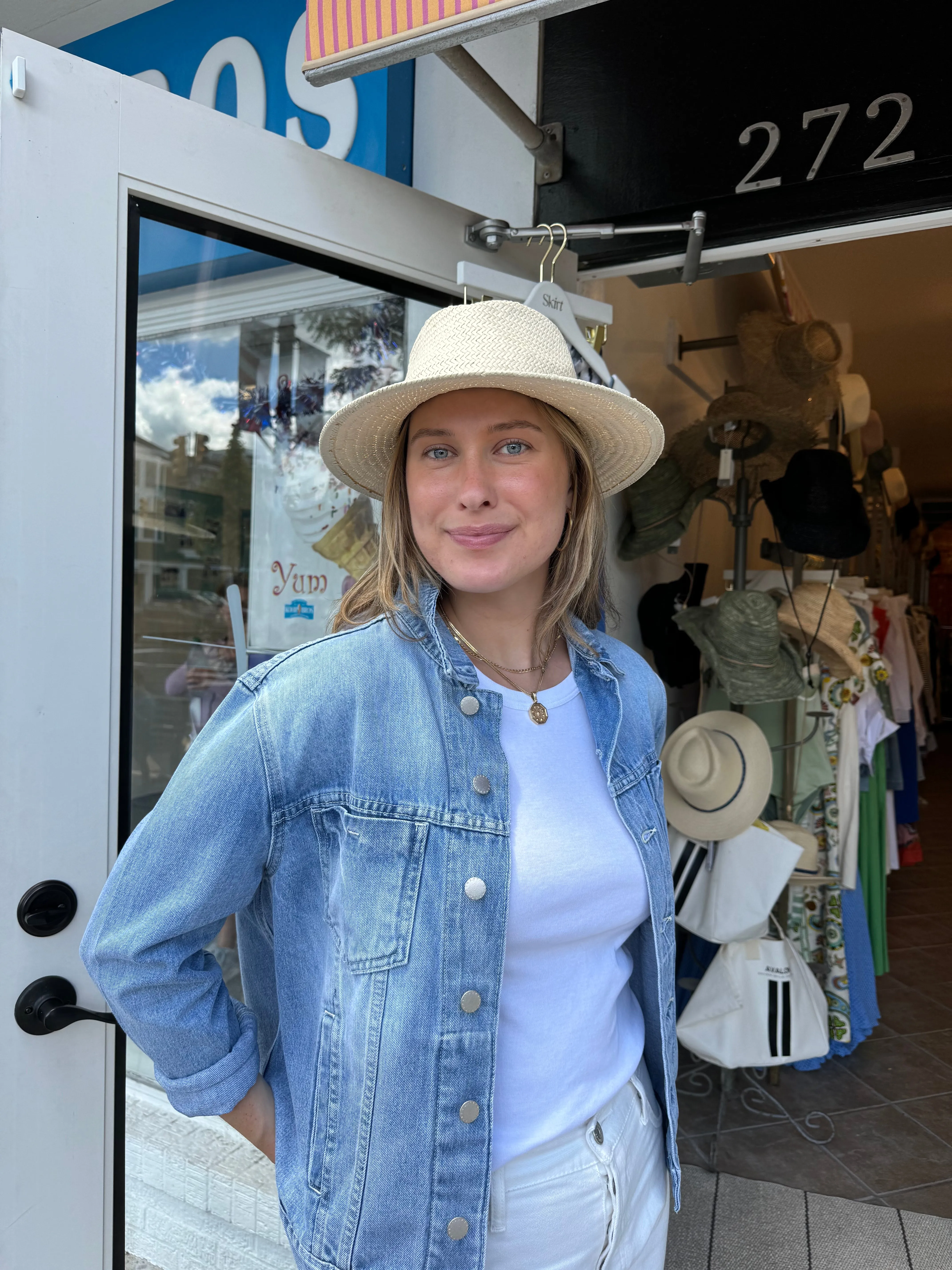 RAG AND BONE NATURAL BROWN PACKABLE STRAW FEDORA