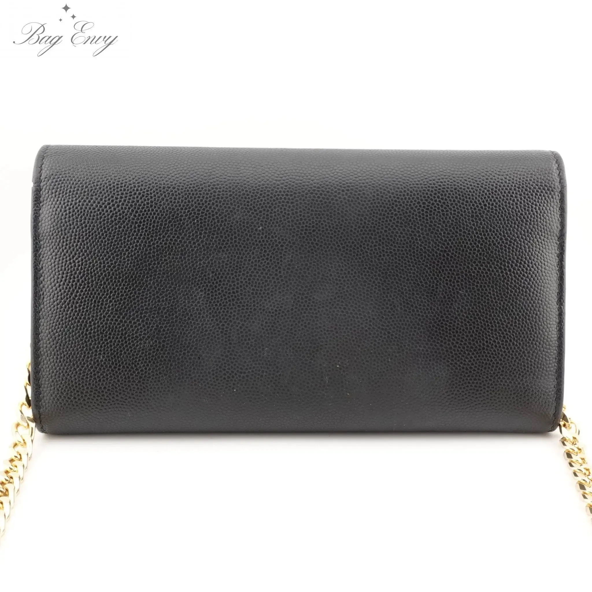 SAINT LAURENT Grain de Poudre Star YSL Wallet on Chain