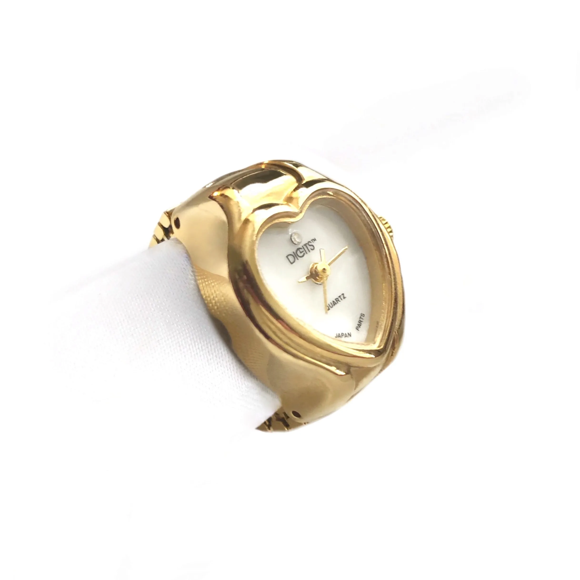 Stellar Heart Ring Watch in Gold