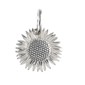 Sunflower Silver Charm