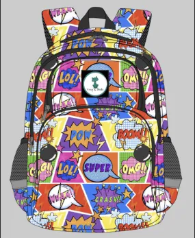 Superhero Backpack - POW POW!