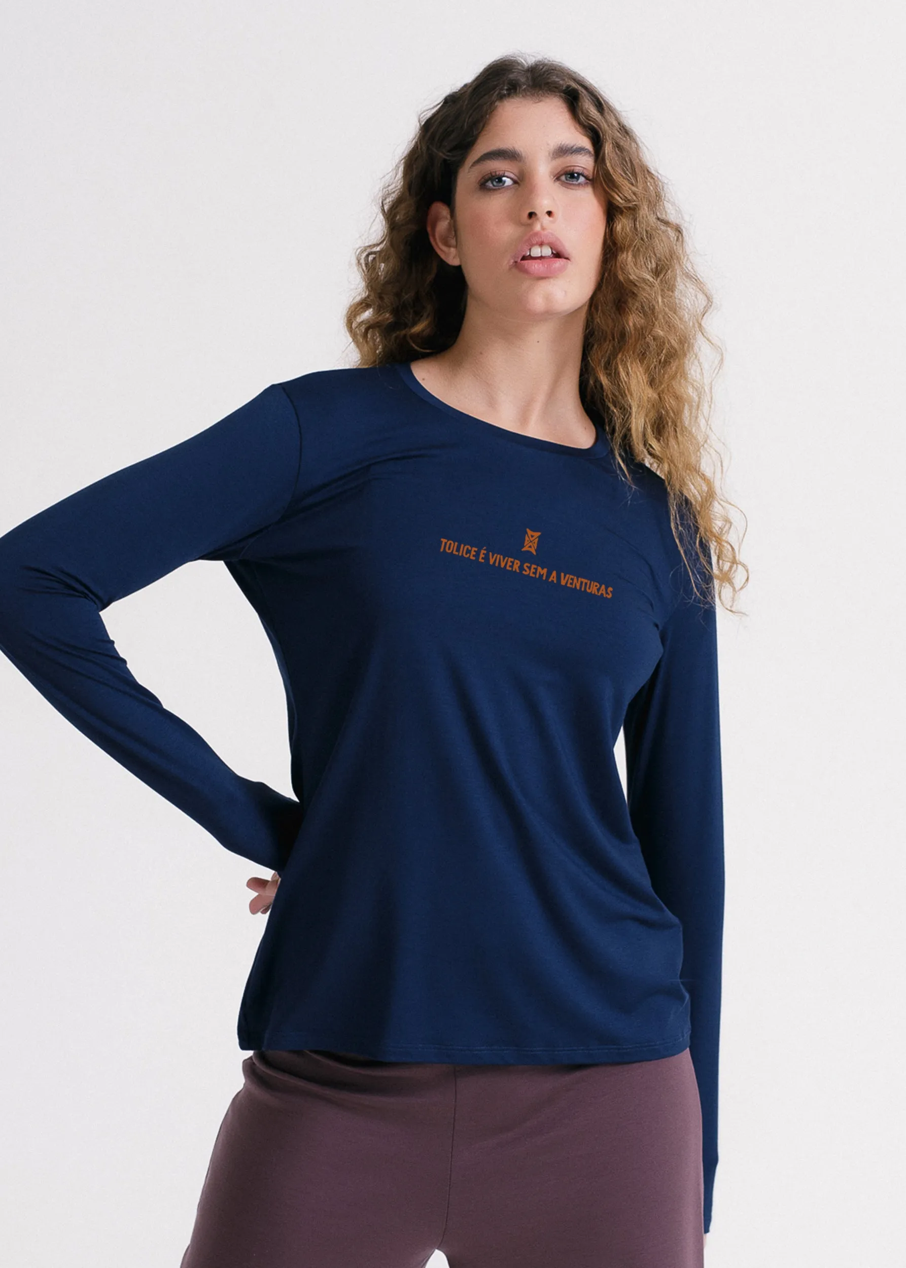 Tech T-shirt Long Sleeve Ventura Viagens Feminino