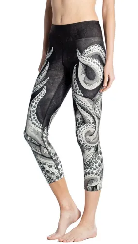 Tentacles - Triathlon Capri Leggings - CUSTOM ORDER