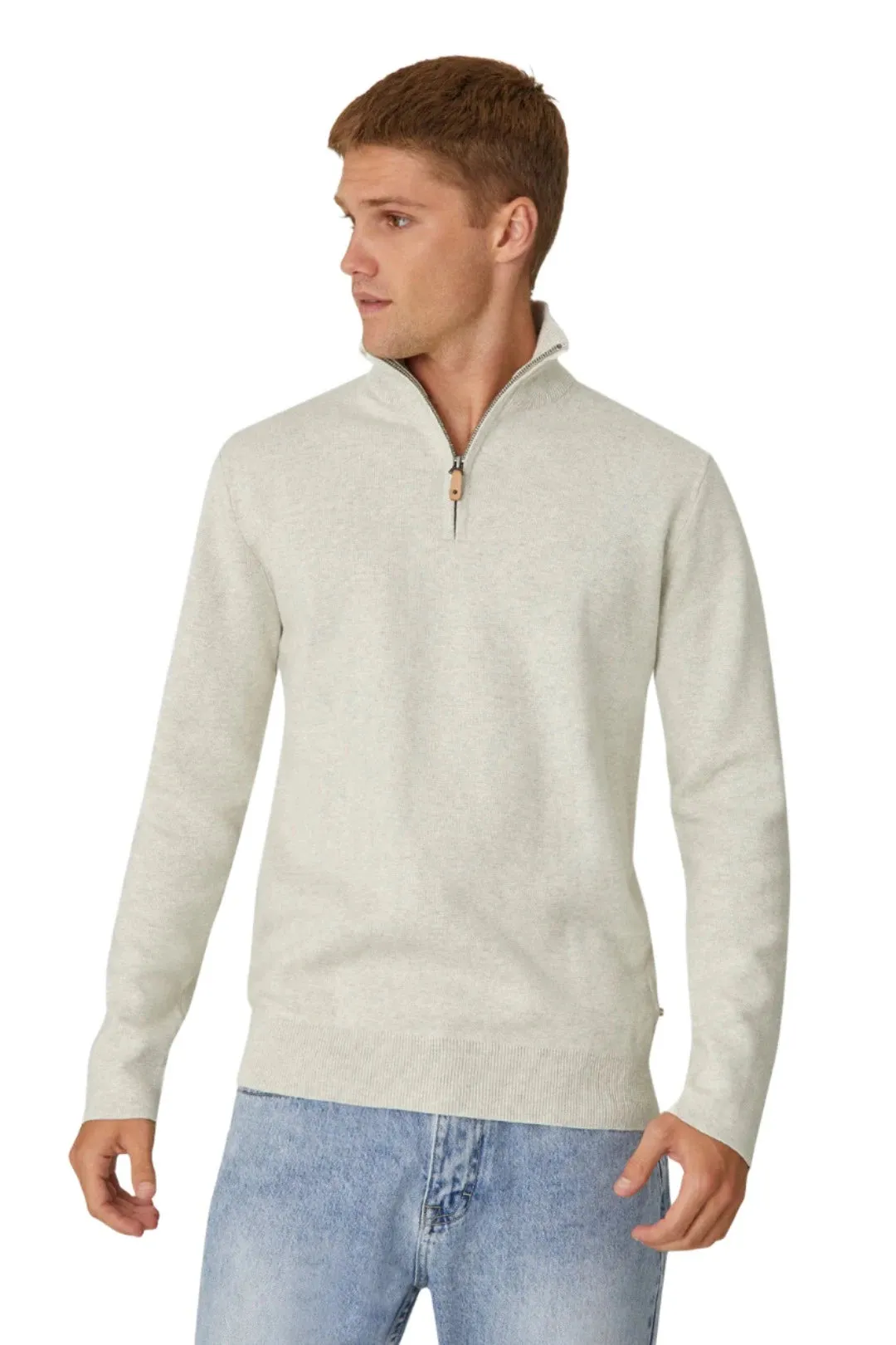 The Lakewood Zip Neck Knit