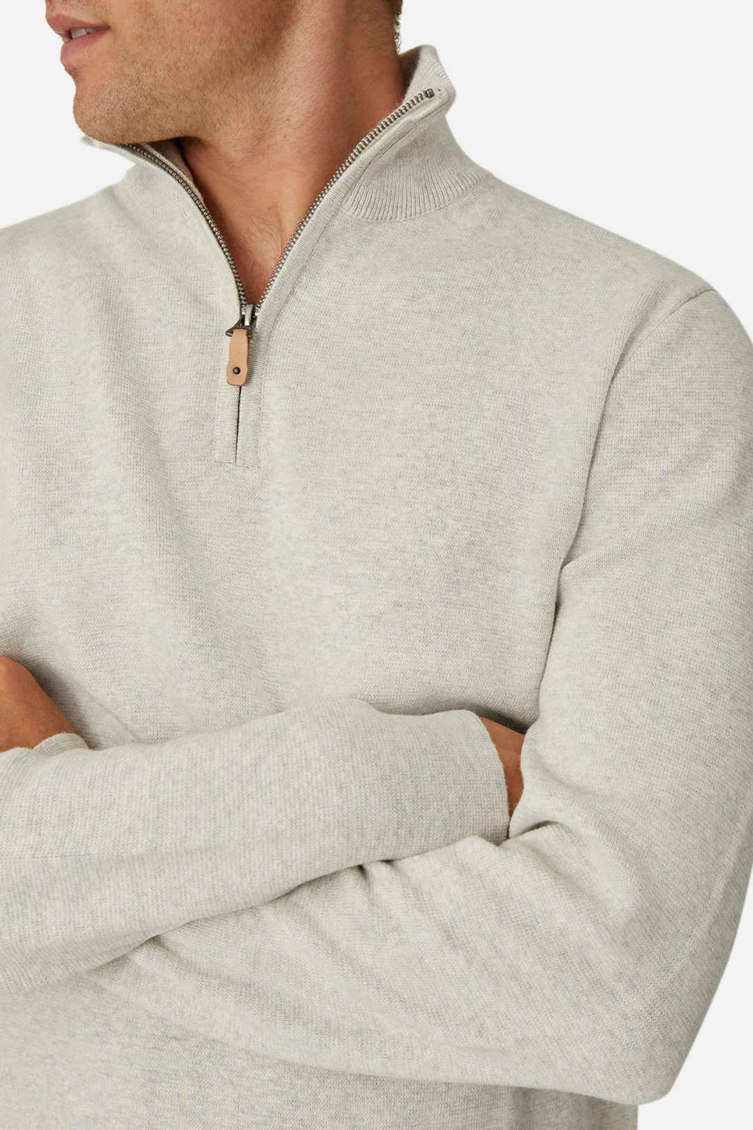 The Lakewood Zip Neck Knit