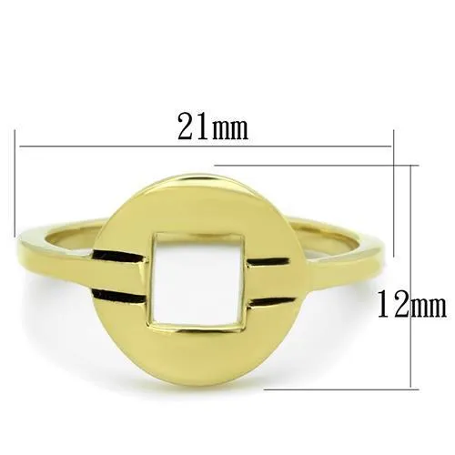 TK2033 IP Gold(Ion Plating) Stainless Steel Ring