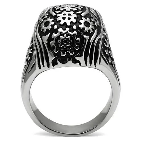 TK580 High polished (no plating) Stainless Steel Ring