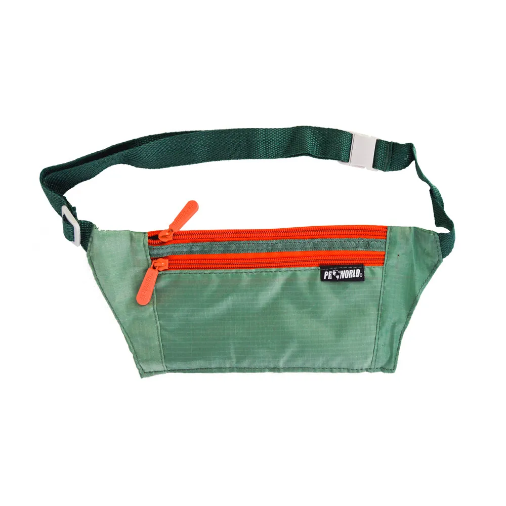 Travel Waist Belt - Moon-Bag with 2 Pockets & Adjustable Strap