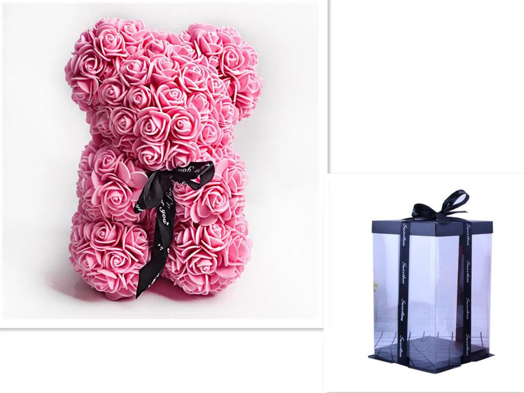 Valentine's Day Gift Rose Bear Eternal Flower Rose