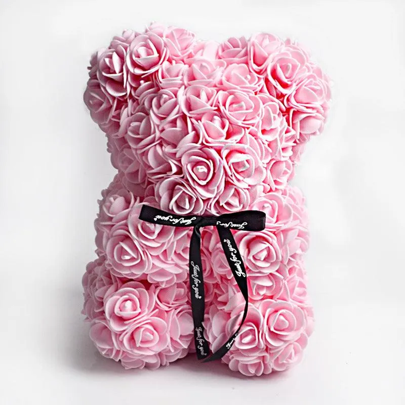 Valentine's Day Gift Rose Bear Eternal Flower Rose