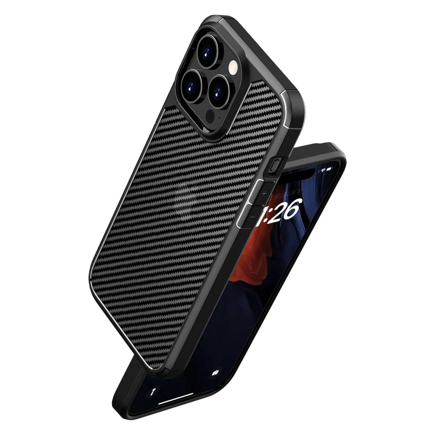 Venture Series Carbon-Fiber Style Case - iPhone 15 Pro