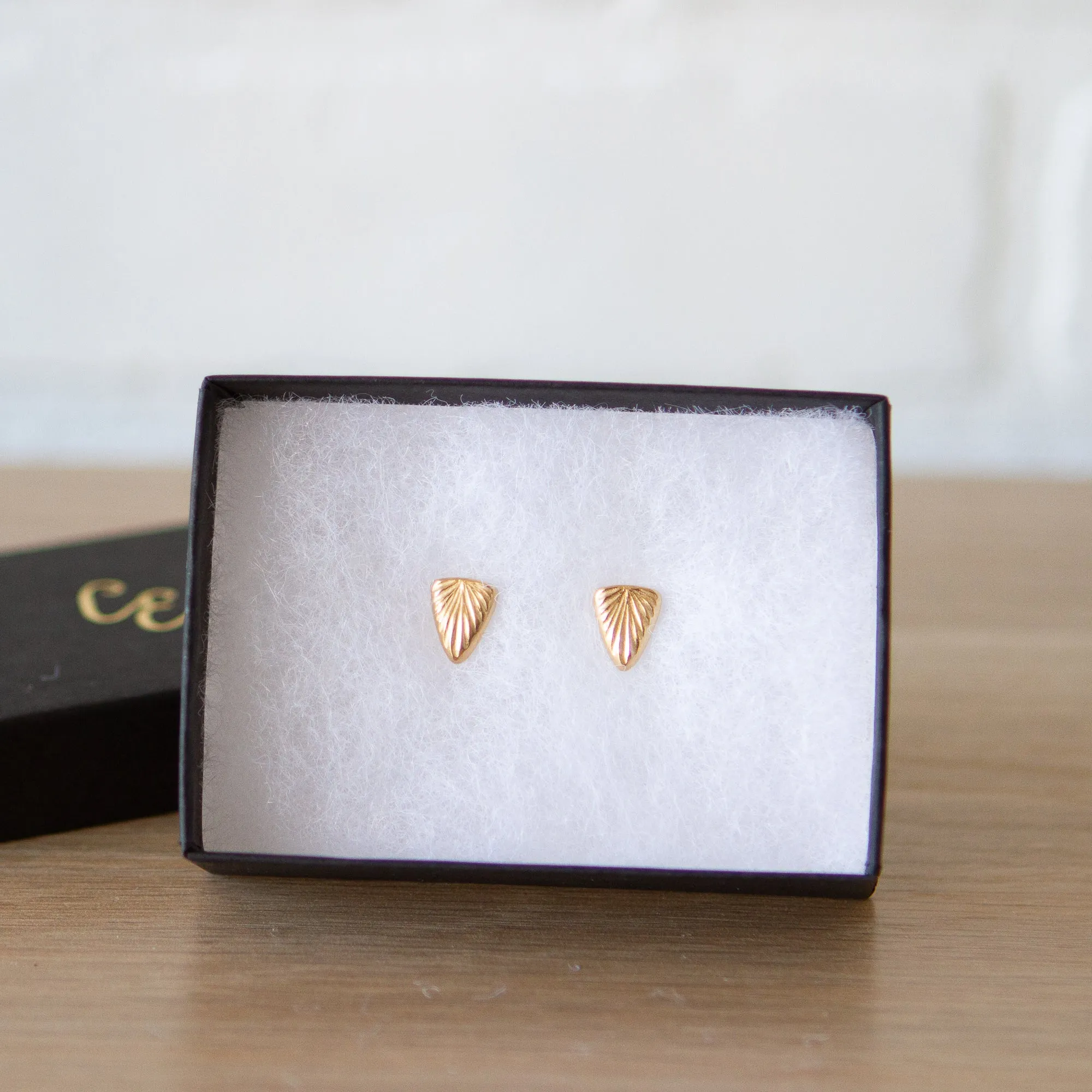 Vermeil Spark Studs