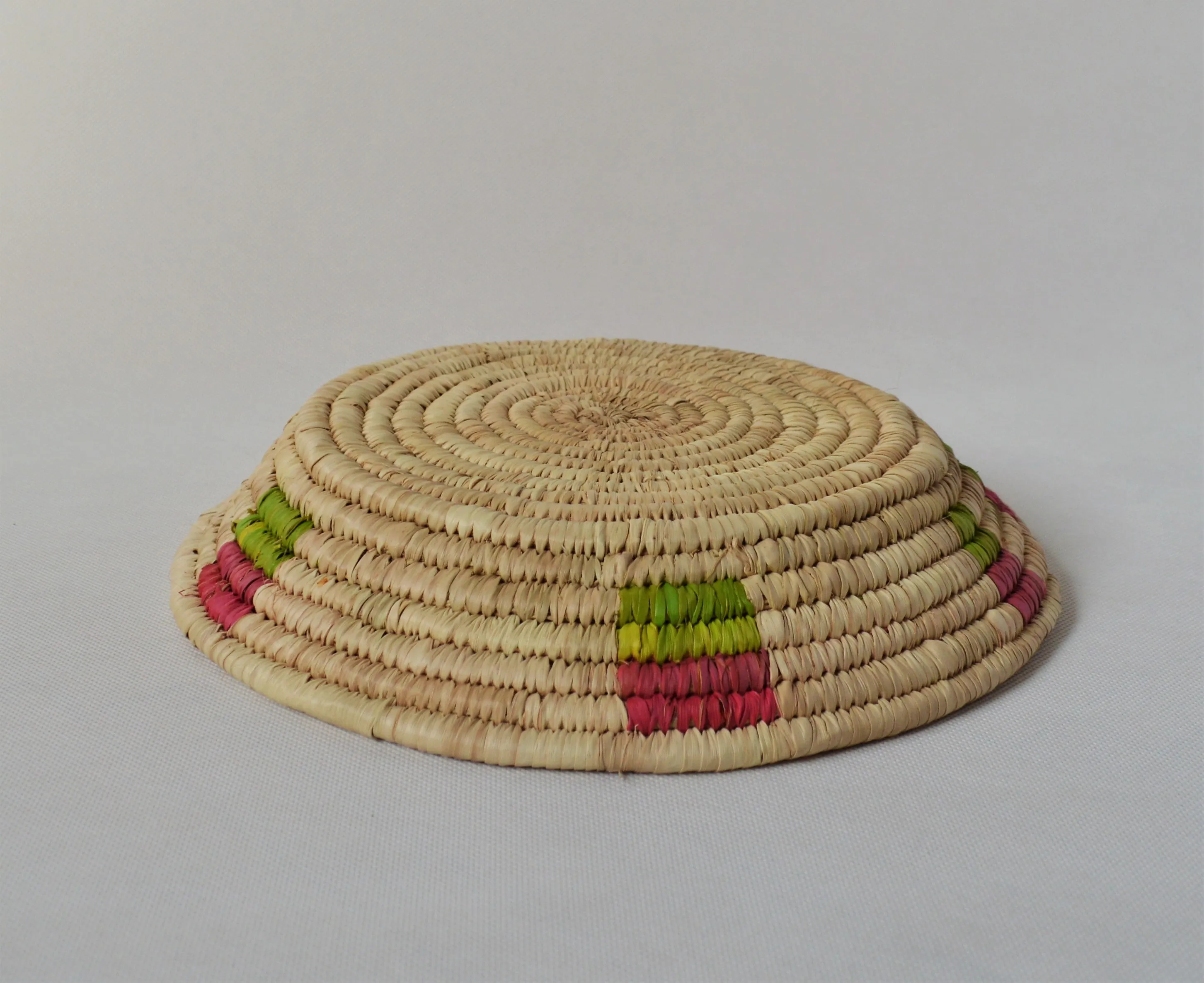 Wide fruit plate from Nubia Egypt, Palm straw